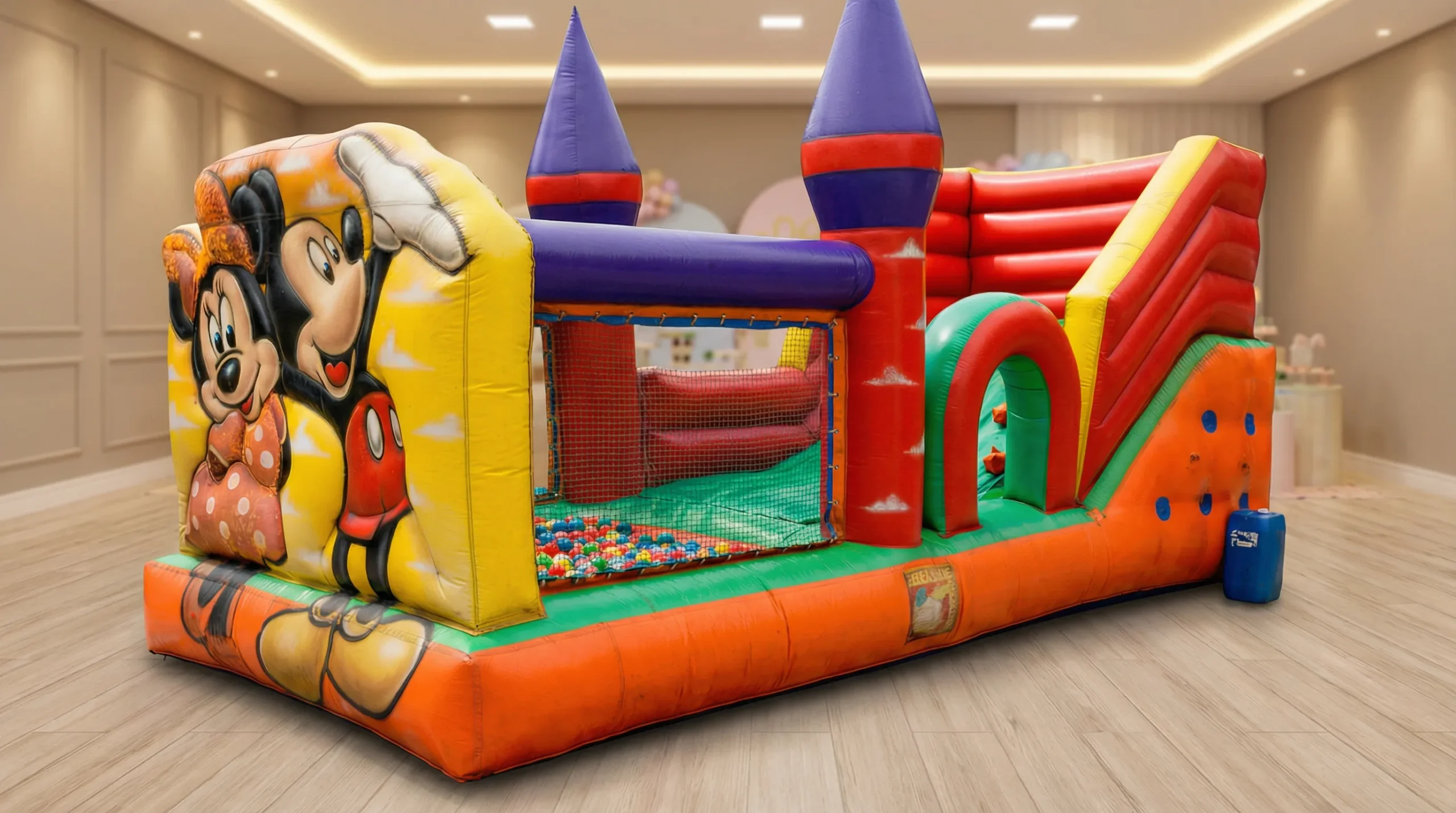 Tobogã c/ Piscina de Bolinhas